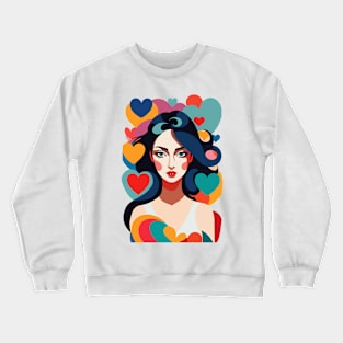 mom love Crewneck Sweatshirt